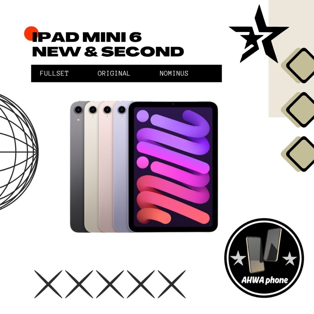 IPAD MINI 6  64gb & 256gb