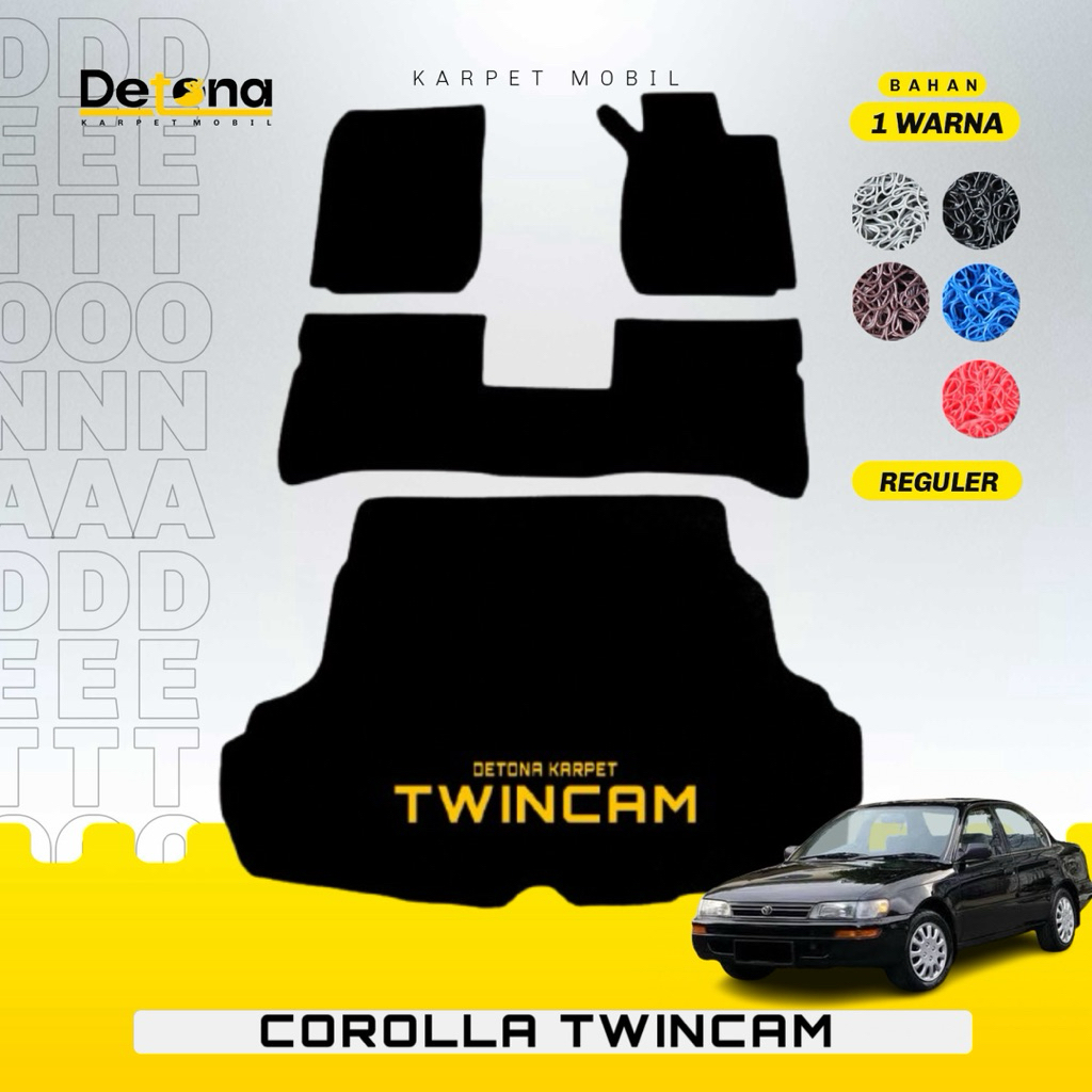 Karpet Mobil Mie TOYOTA COROLLA TWINCAM / Karpet Mie Mobil TOYOTA COROLLA TWINCAM