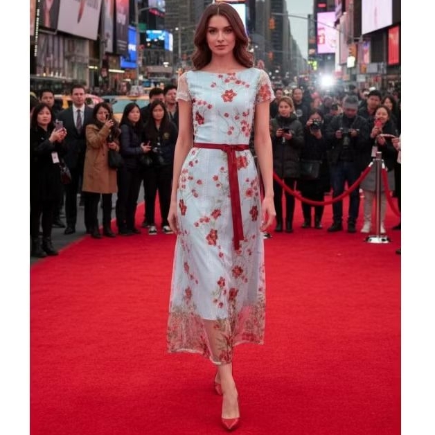 stroberi boutique| party dress Maxi dress gaun import Hongkong