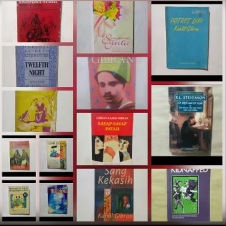 Buku Kahlil Gibran/Shakespeare/Sastra Dunia Lainnya/Bah Indonesia/Inggris