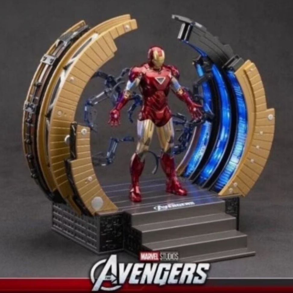 ZD Toys Marvel Ironman 2 Suit Gantry Mark 6 Original Action Figure