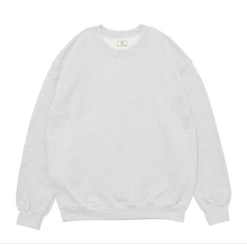 SWEATER CREWNECK PUTIH POLOS PAKET USAHA