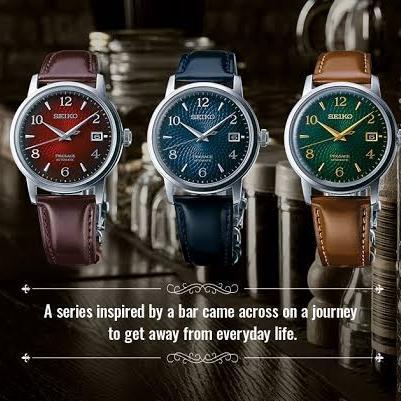 Seiko Presage Limited SRPE41 SRPE41J1 SRPE43 SRPE43J1 SRPE45 SRPE45J1 Cocktail Jam Tangan Pria Origi
