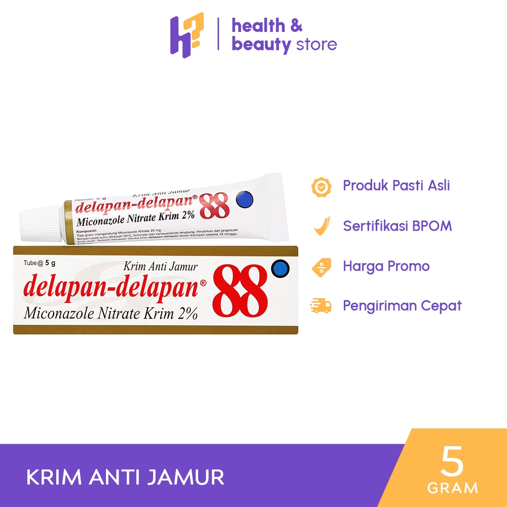 KRIM 88 ANTI JAMUR | Krim Anti Jamur, Kutu Air, Kurap, Panu, Infeksi Jamur, Basmi Jamur