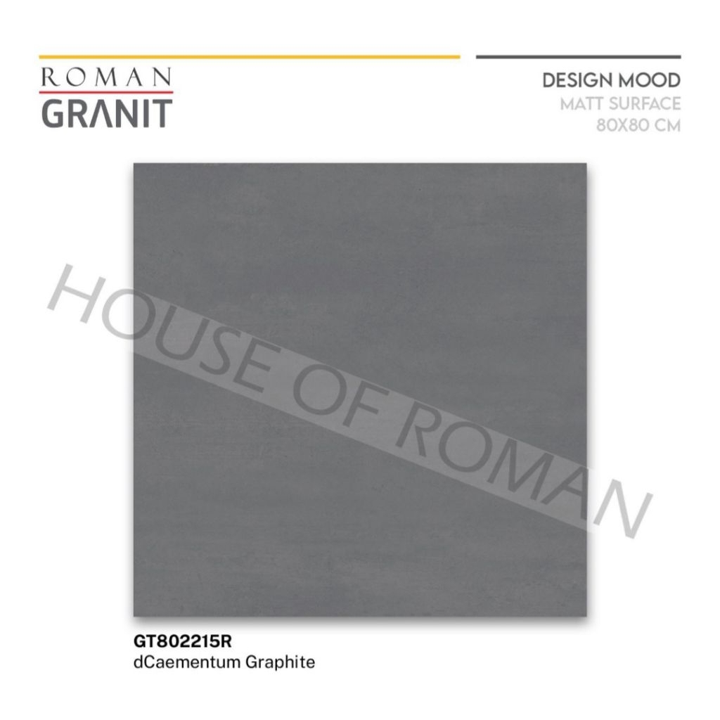 Roman Granit GT802215R dCaementum Graphite 80x80 Kw2