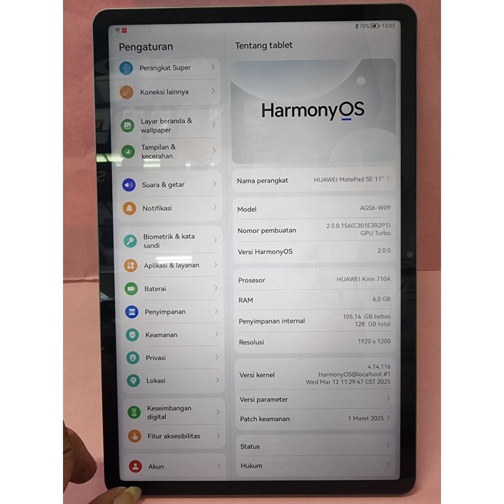 Huawei MatePad SE 11inch ram 6/128