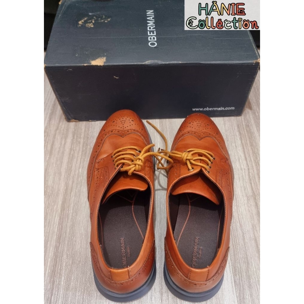 Obermain-Clyde Hiro-Size 44-Lace Up Camel