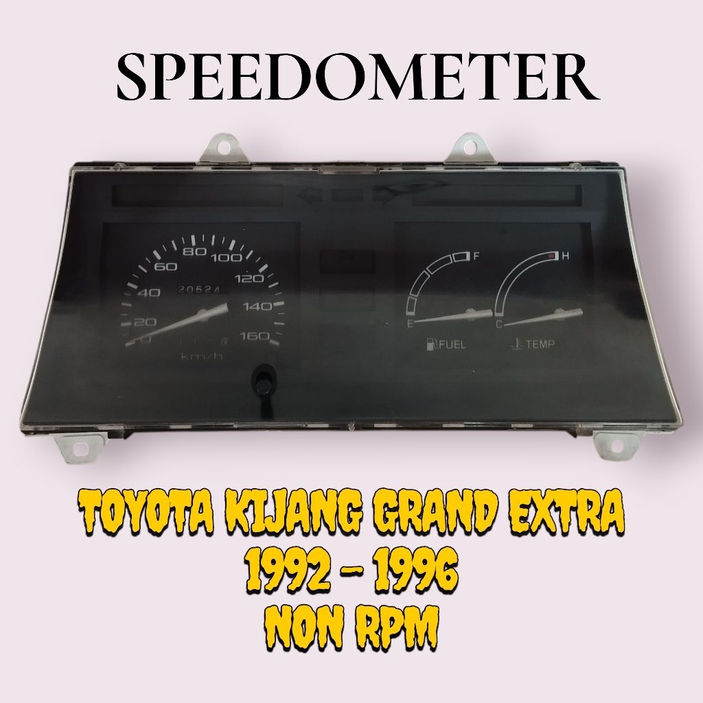 speedometer kilometer odometer Toyota kijang grand exstra 1992 1993 1994 1995 1996 non rpm