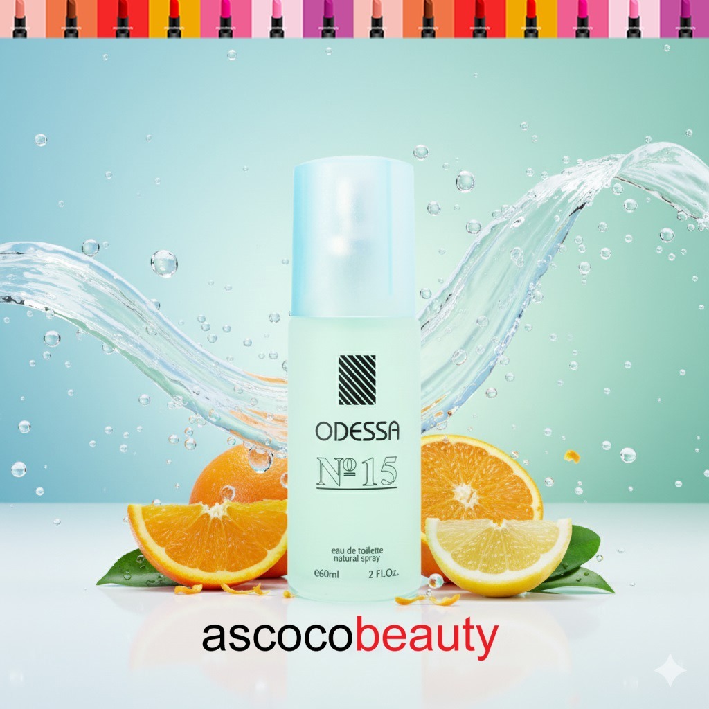 ODESSA EDT Parfum No.15 Fragrance 60ml Perfume Lokal Wangi Pria Wanita Unisex  *ascocobeauty*