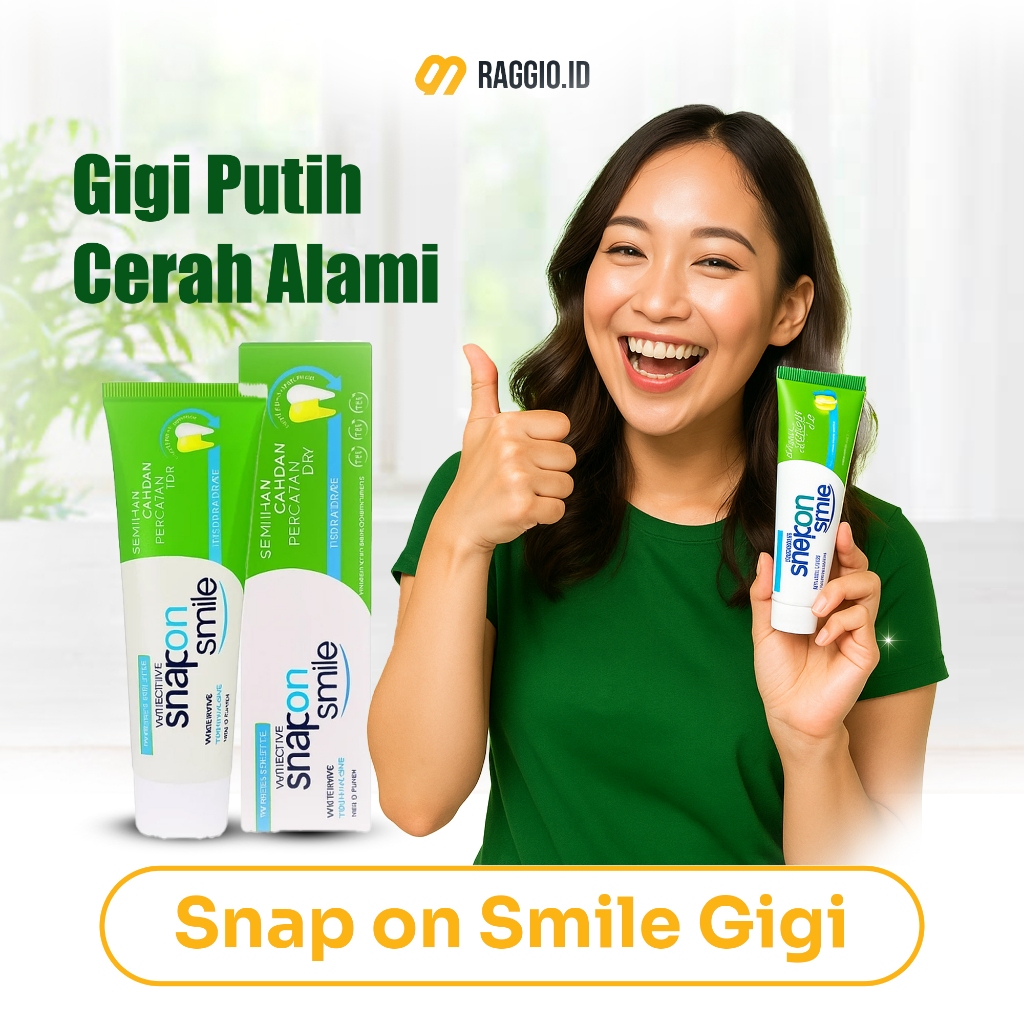 Snap On Smile Toothpaste Pasta Gigi Pemutih Anti Plak Whitening Aman Untuk Veneer