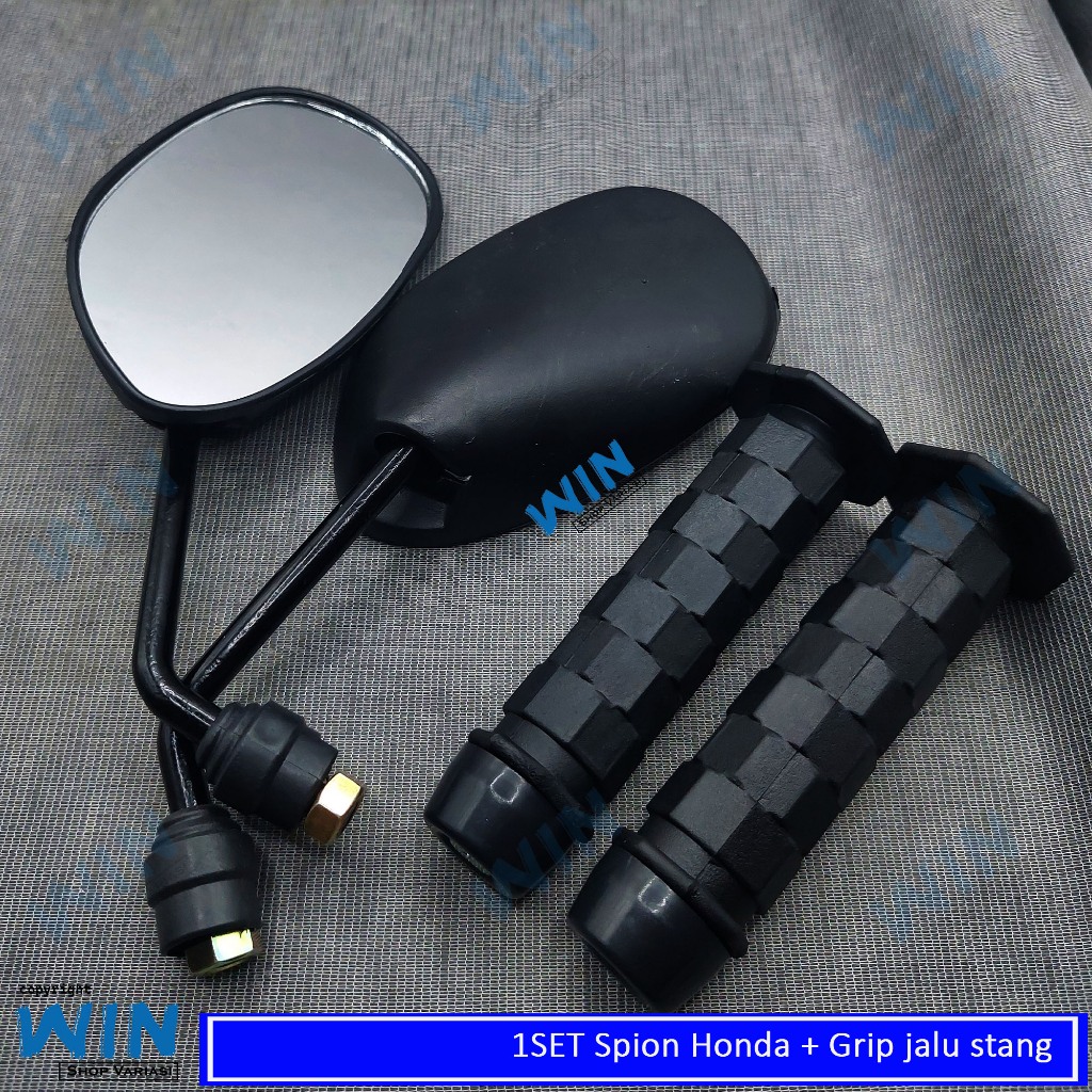 PROMO SPION KACA SPION BEAT,BEAT FI,BEAT ESP,SPACY FULLSET HANDGRIP JALU BISA SEMUA HONDA