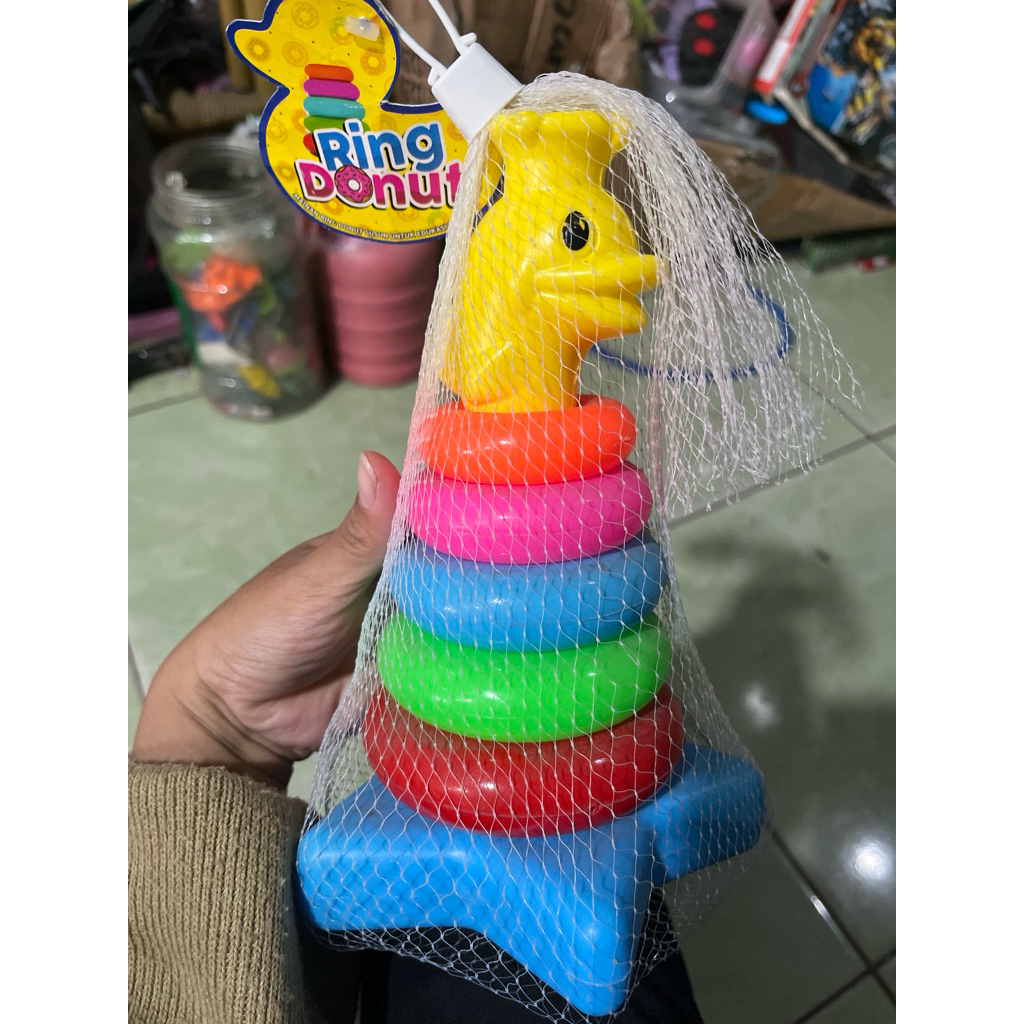 Sendy Toys oring donat susun dolphin