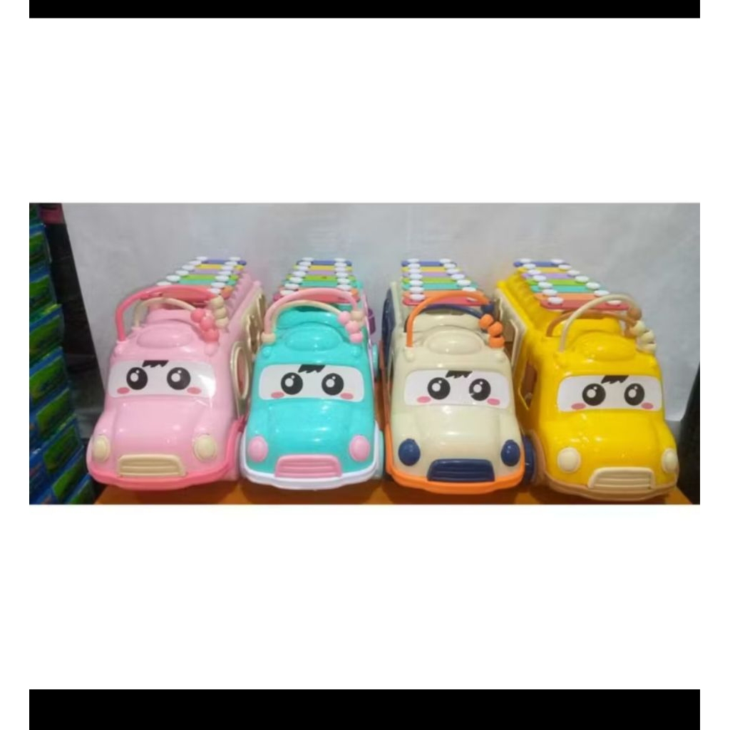 MAINAN MOBIL XYLOPHONE EDUKASI MOBIL GAMELAN DAN PUZZLE