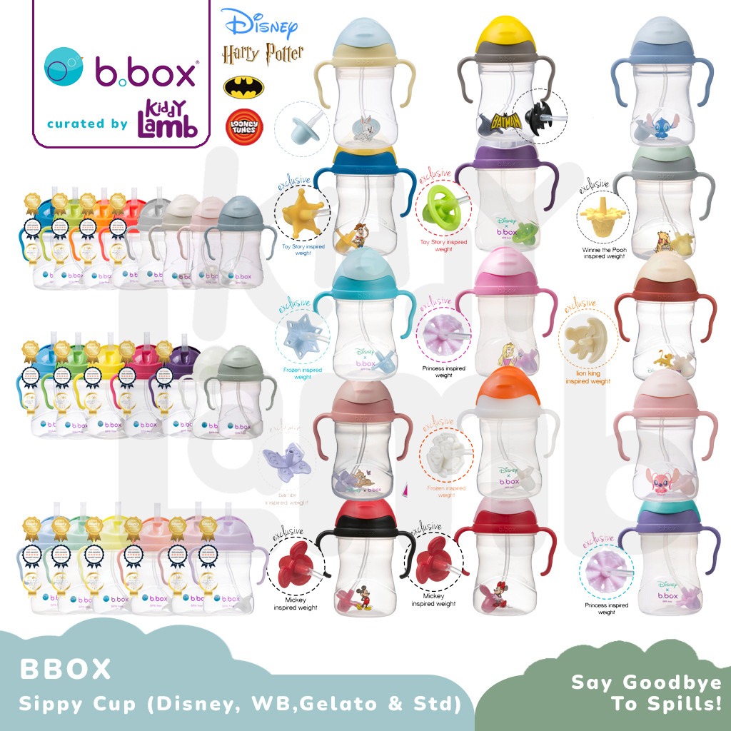BBox Sippy Cup (Disney, Warner Bros, Gelato, Reguler, PPSU) / B.Box Harry Potter Looney Tunes Batman