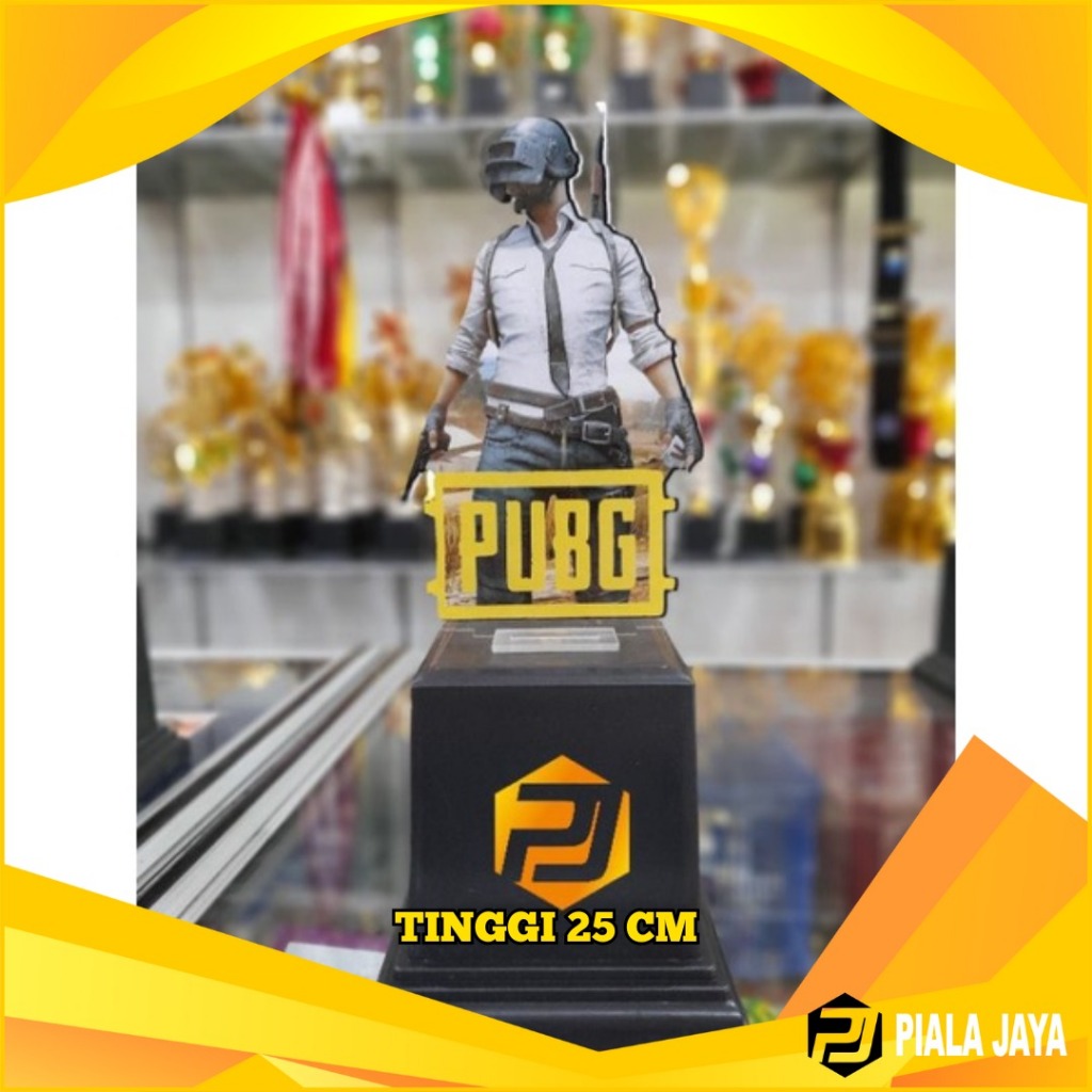 PIALA PUBG | PIALA AKRILIK MODEL PUBG | PIALA LOMBA GAME ONLINE
