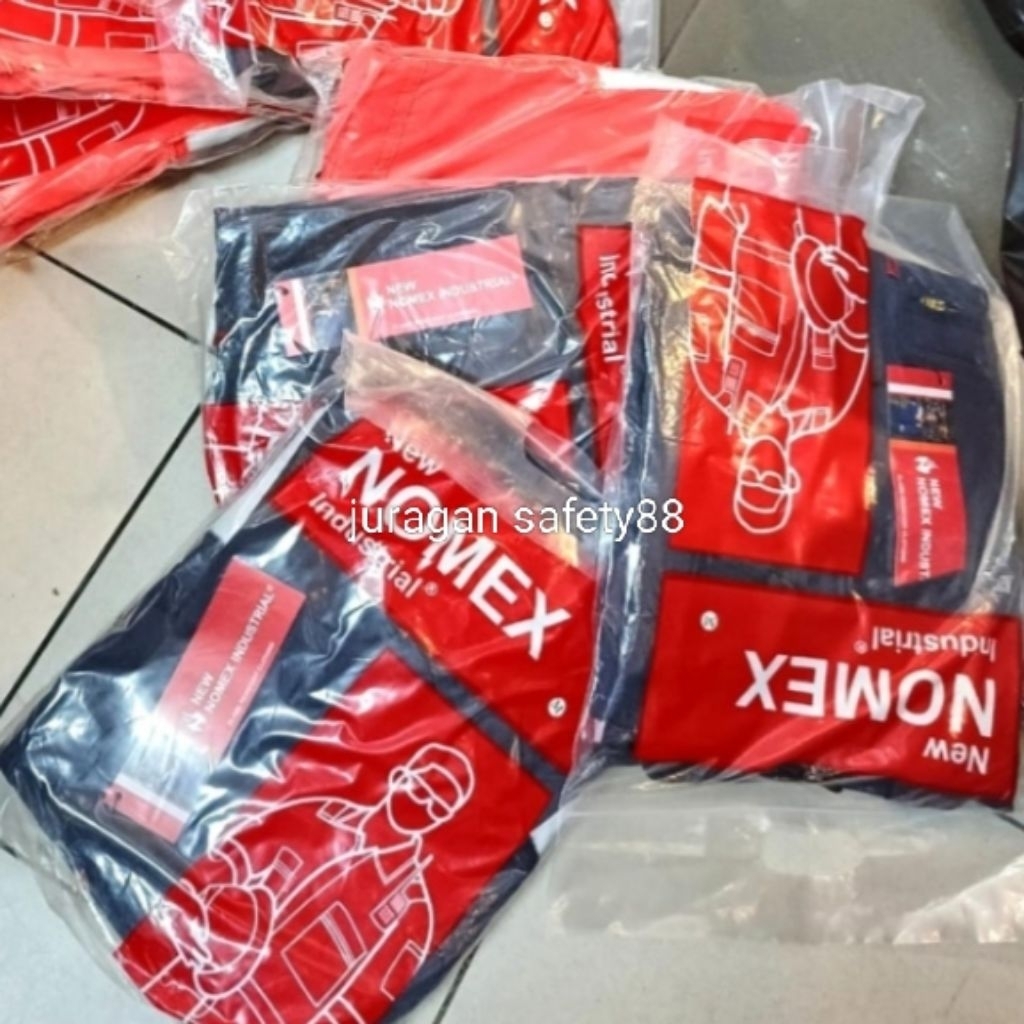 Baju Anti Api New Nomex IIIA / Coverall Terusan Safety Bersertifikat