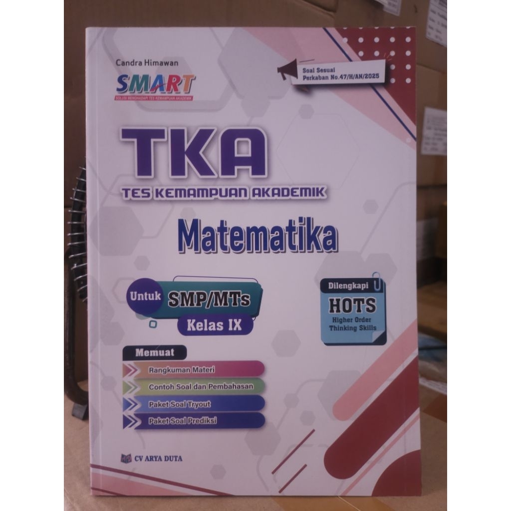 Buku TKA (Test Kemampuan Akademik) untuk Kelas 9 SMP/MTs