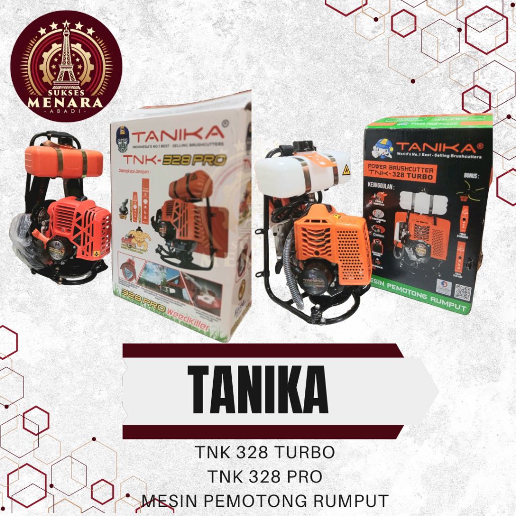 Tanika TNK-328 TURBO & WEED KILLER PRO Mesin Potong Rumput 2 Tak