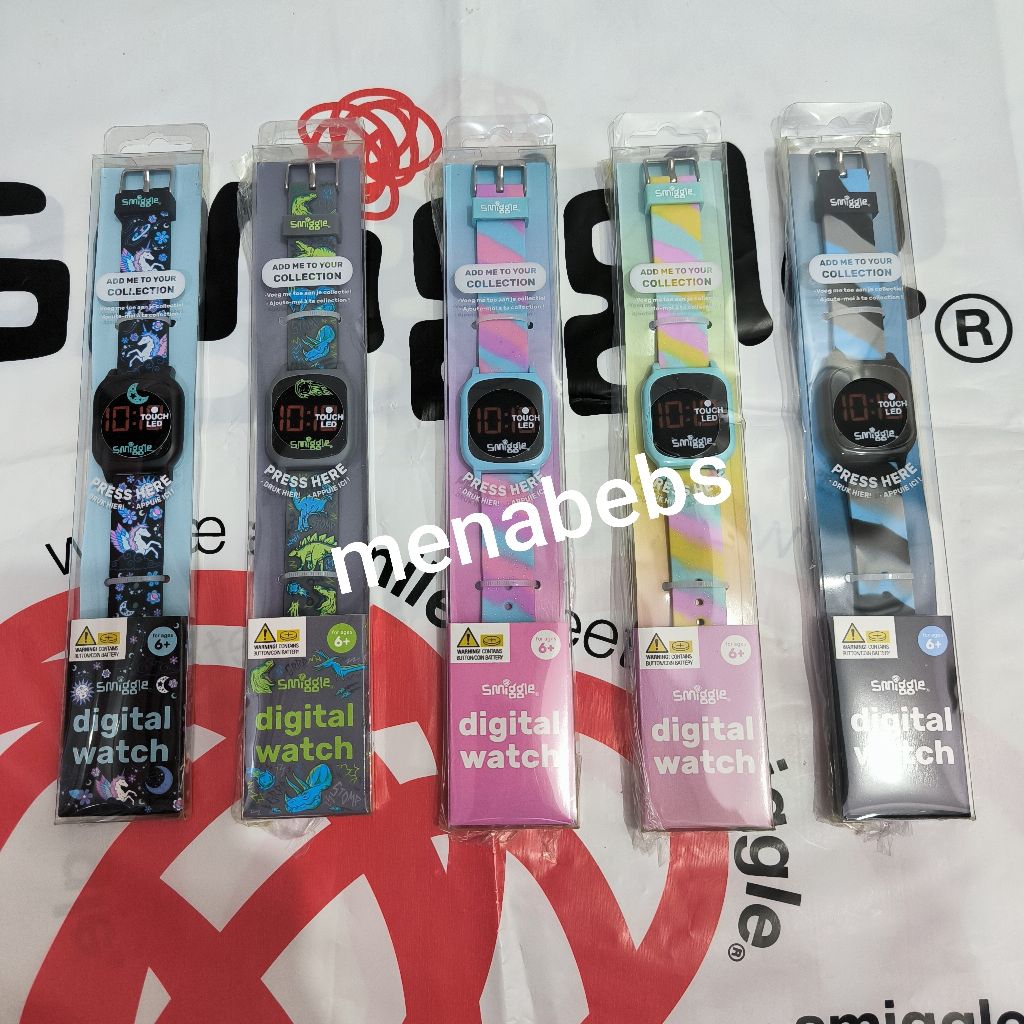 Smiggle Minnie / Mickey Mouse Digital Watch ori store