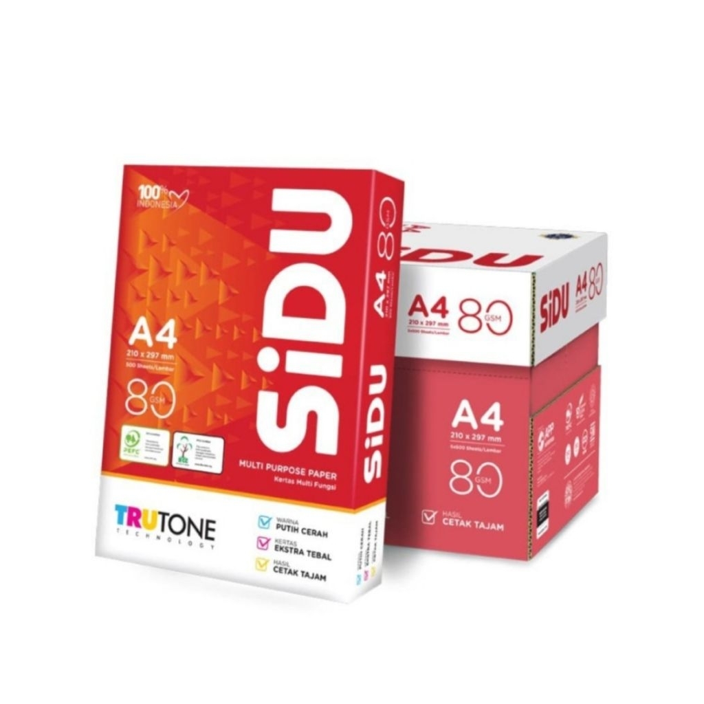 KERTAS A4 SIDU 80GRAM