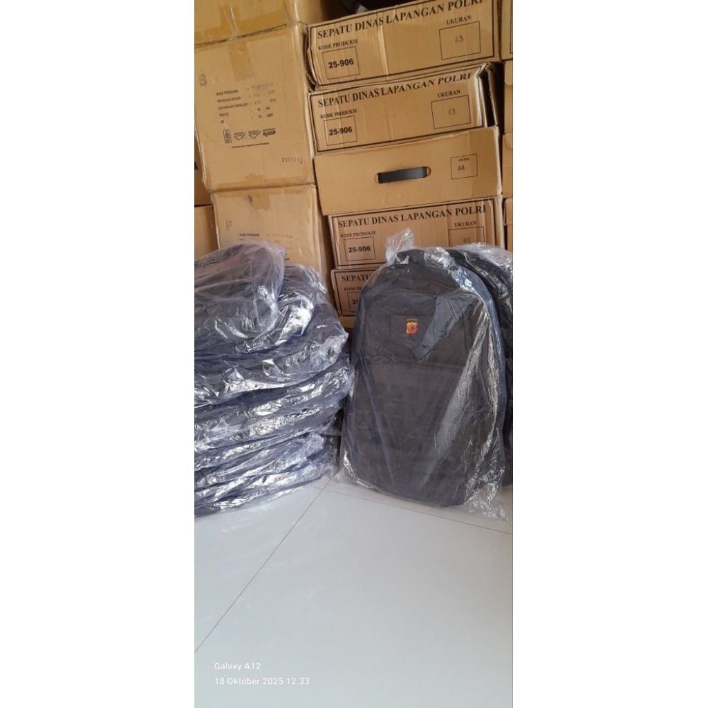 Tas ransel jatah polri