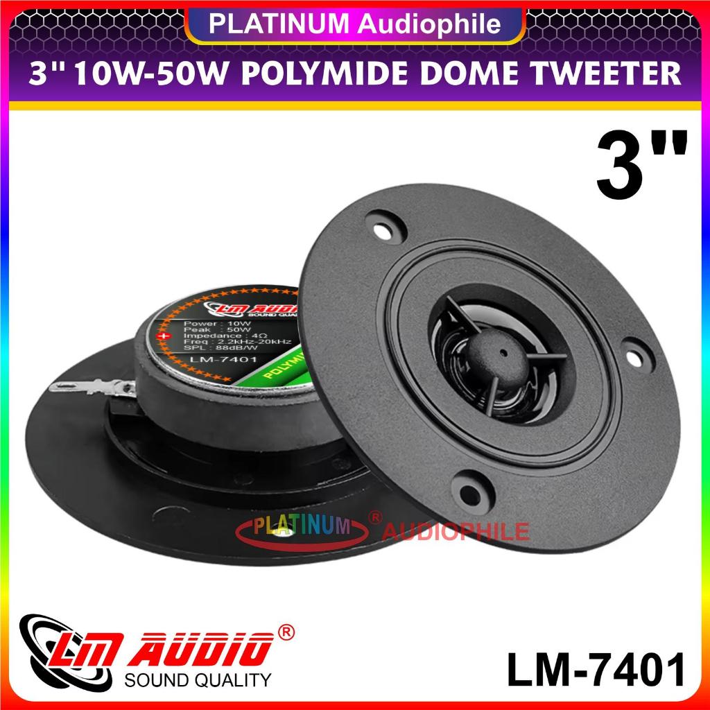 JH8 Tweeter 3 Inch Titanium Film Gold Dome 3" Hifi Tweter Speaker LM-7404