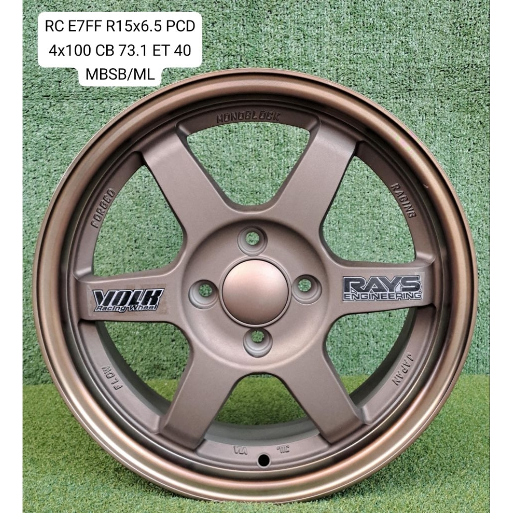 Velg Mobil TE37 Ring 15x6.5 PCD 4x100 ET 40