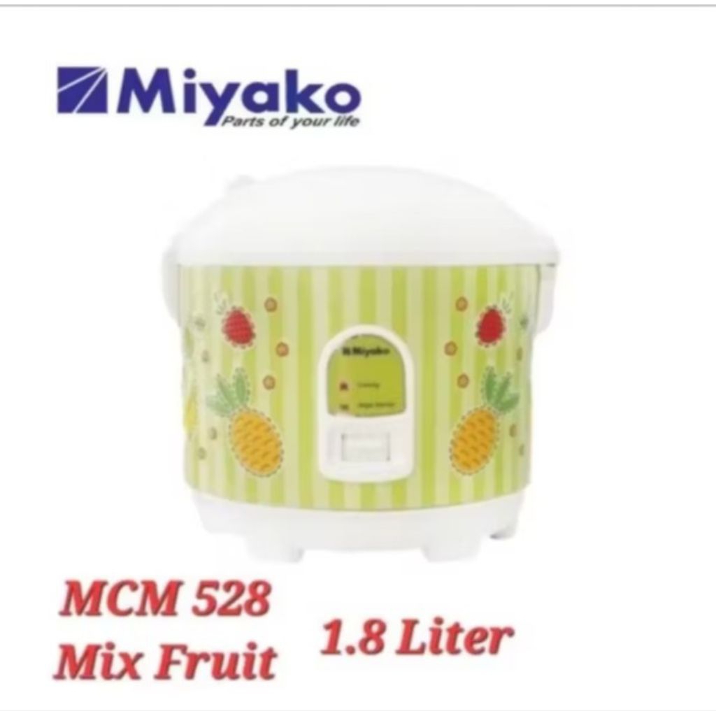 Magic Com Miyako MCM-528 Mix Fruit MCM528 1.8 Liter