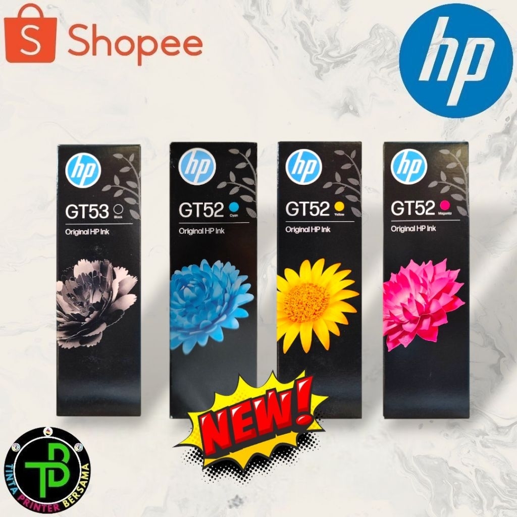 Tinta Hp GT53 Black GT52 Colour /HP Smart Tank 200 , HP Smart Tank 510 series, HP Smart Tank Plus 55