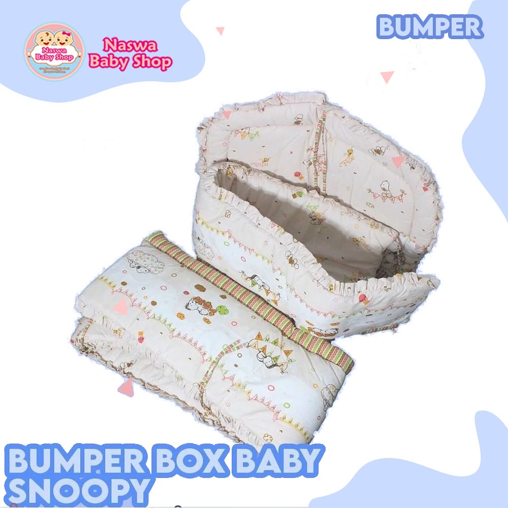 Bumper Pembatas Tepi Baby Box Snoopy