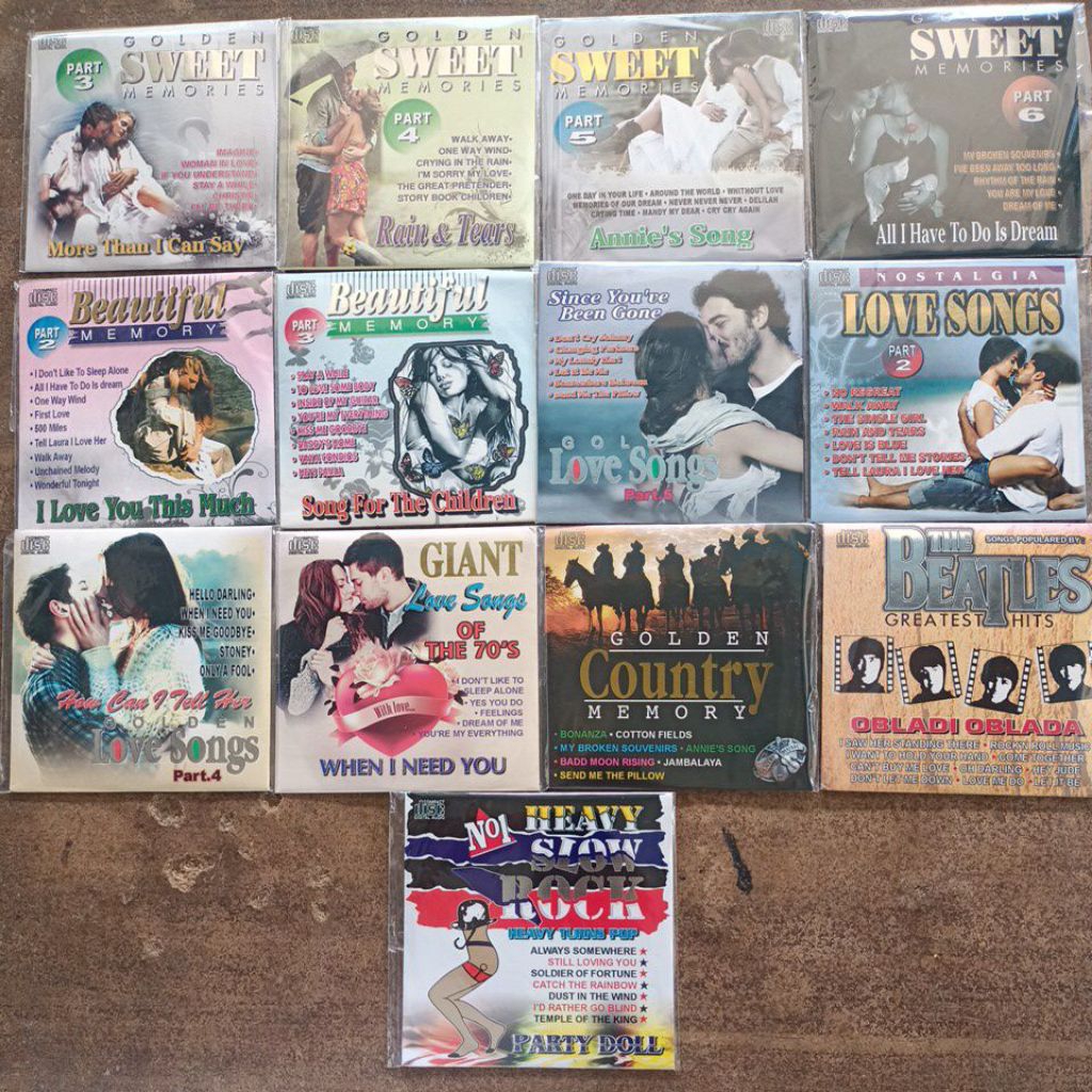 CD Original Lagu Barat