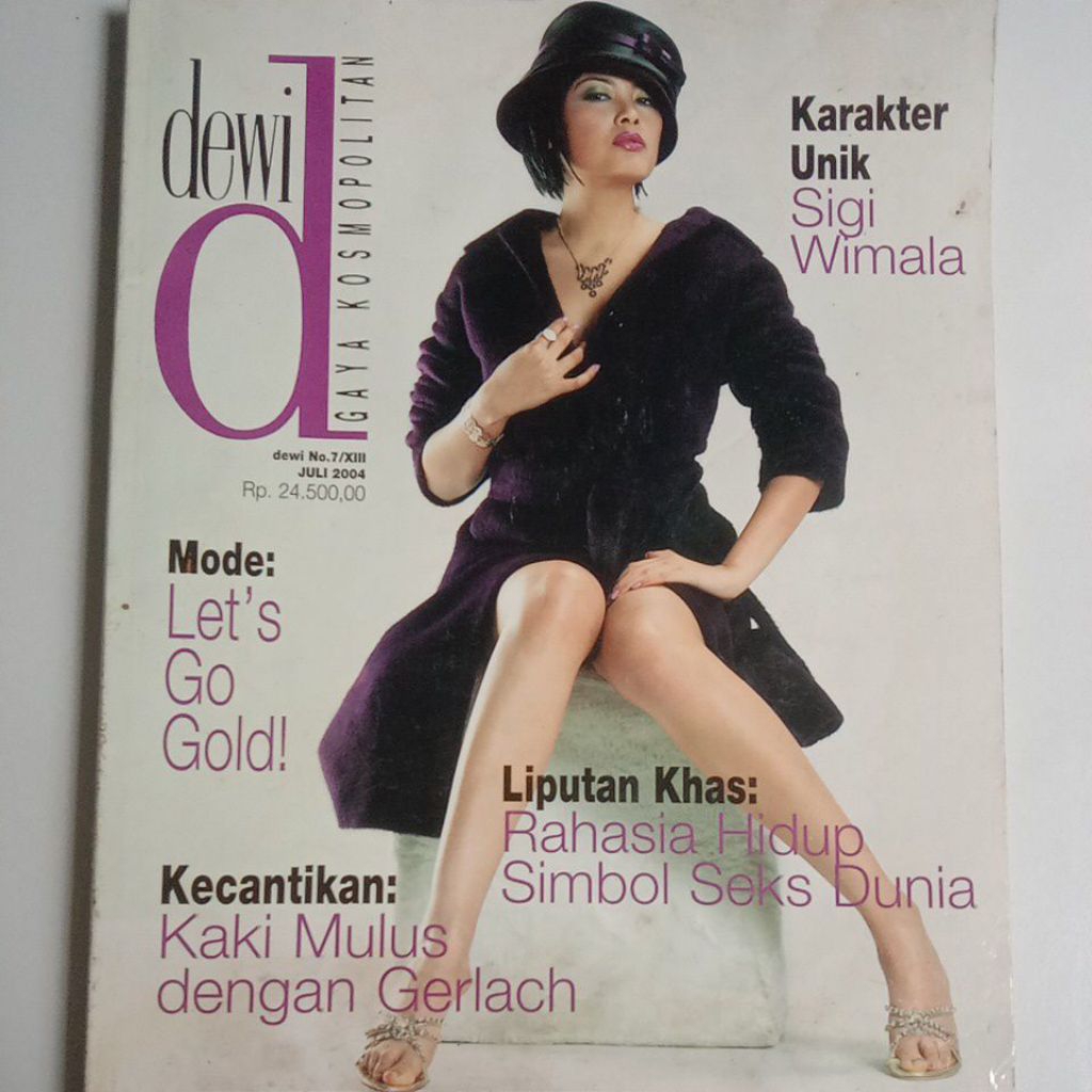 Majalah Dewi Juli 2004 Cover Sigi Wimala Somiadewi (Gadis Sampul'99)