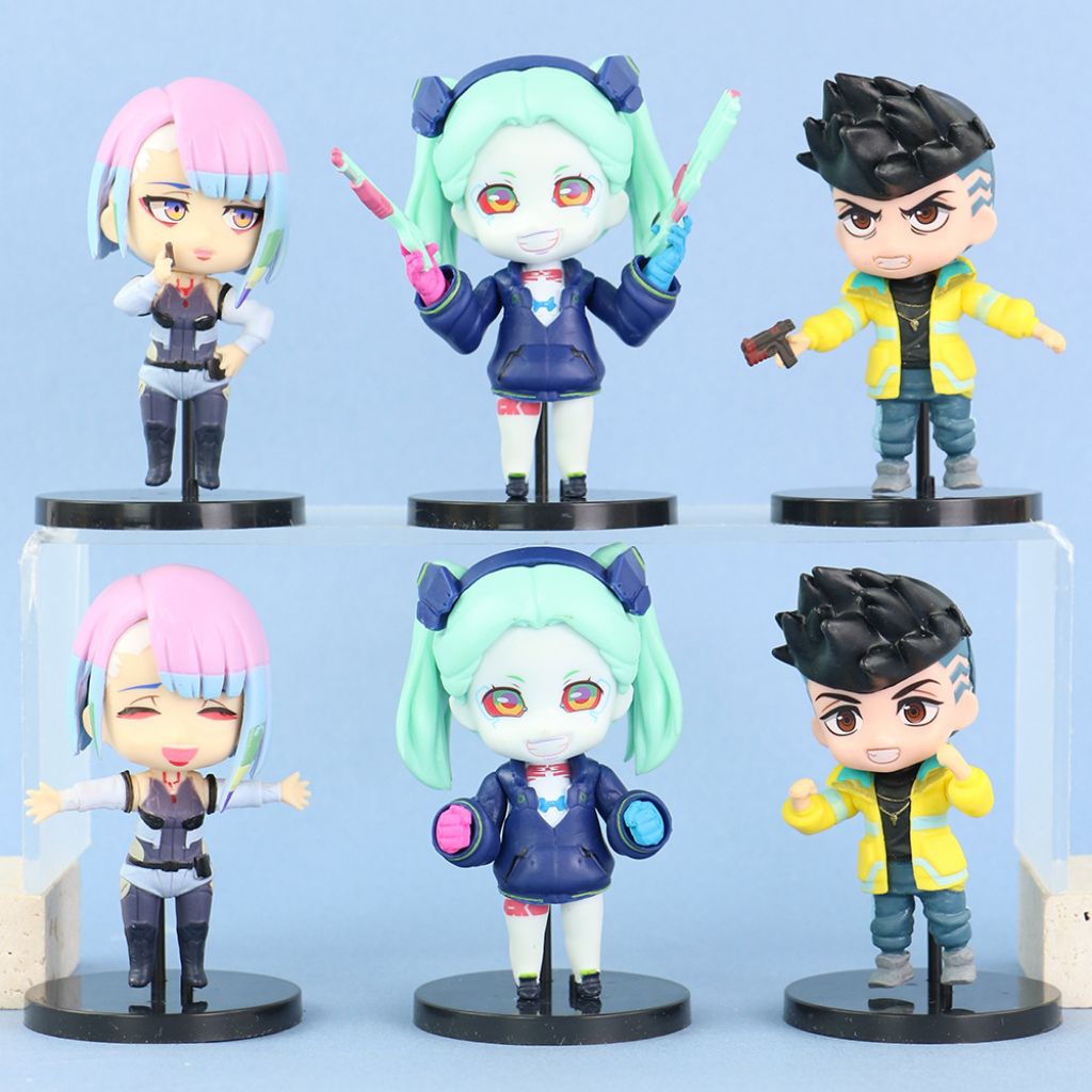 Action Figure Cyberpunk: Edgerunners | Pajangan Anime Cyberpunk Edgerunners | David Martinez Lucyna 