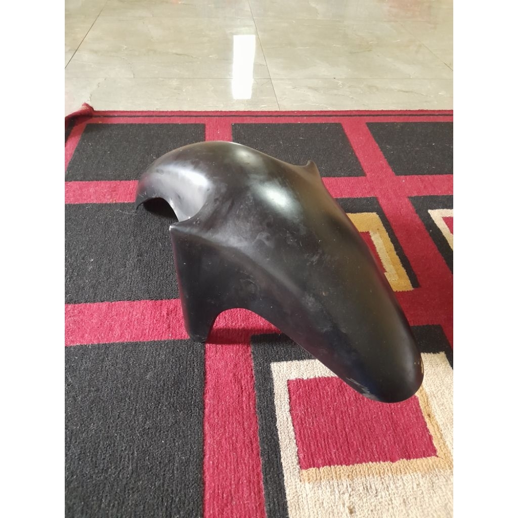 spakbor depan ninja r original copotan hitam merah