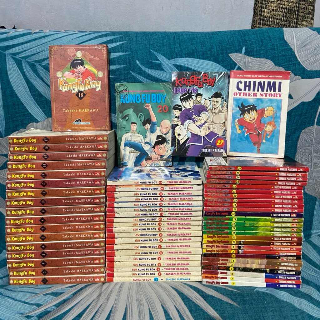 Paket KOLEKTOR 66 Komik Kungfu Boy Premium 1-18 New 1-20 Legends 1-27 Chinmi Other Story Set Lengkap