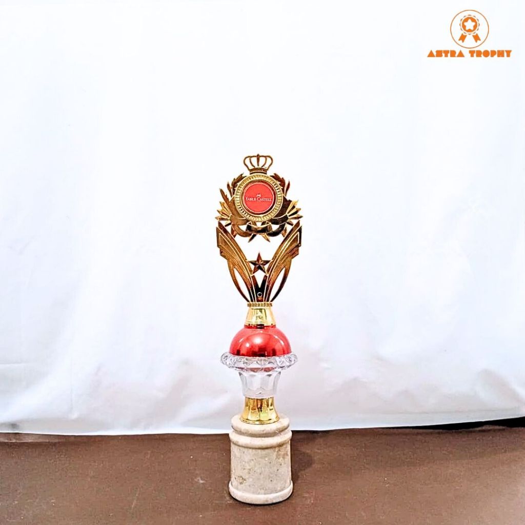 PIALA SATUAN DAN SET KACA ASBAK KOMBINASI MANGKOK TATAKAN MARMER