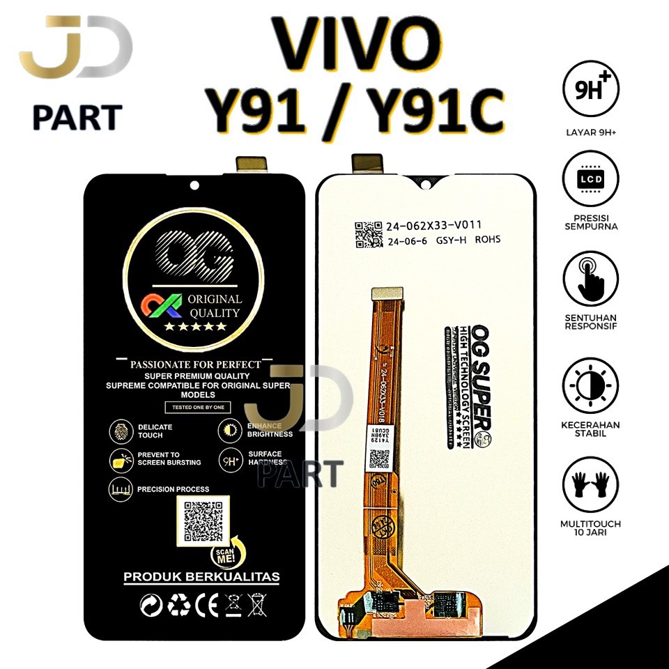 LCD TOUCHSCREEN VIVO Y91 / Y91C COMPLETE ORIGINAL 100% FULLSET