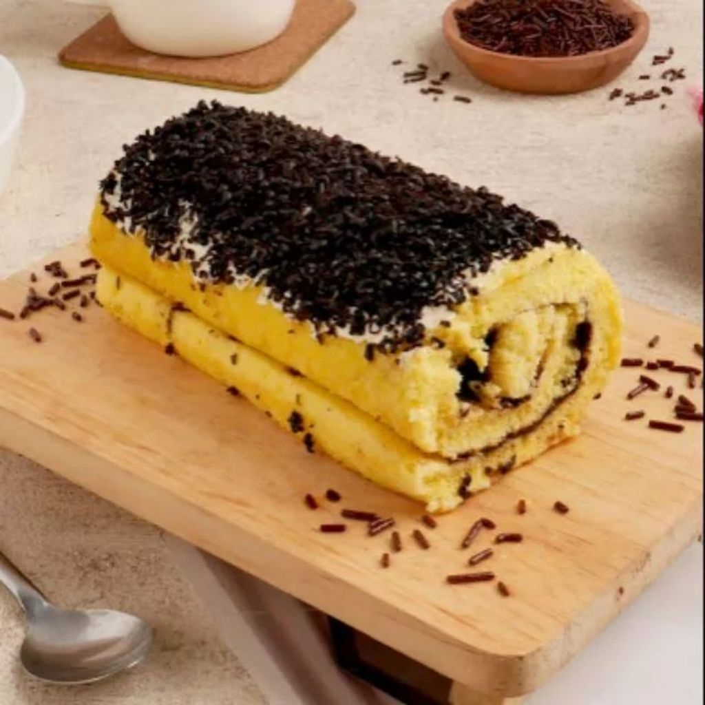 Hellobrown Bolu Gulung Jadul Coklat | Kue