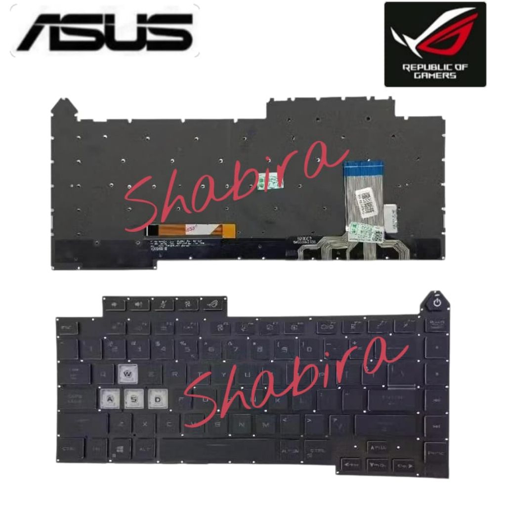 Keyboard  Laptop Asus ROG Strik G15 G513IC G513IE G513IH G513QC G513QE G513QM G513QY