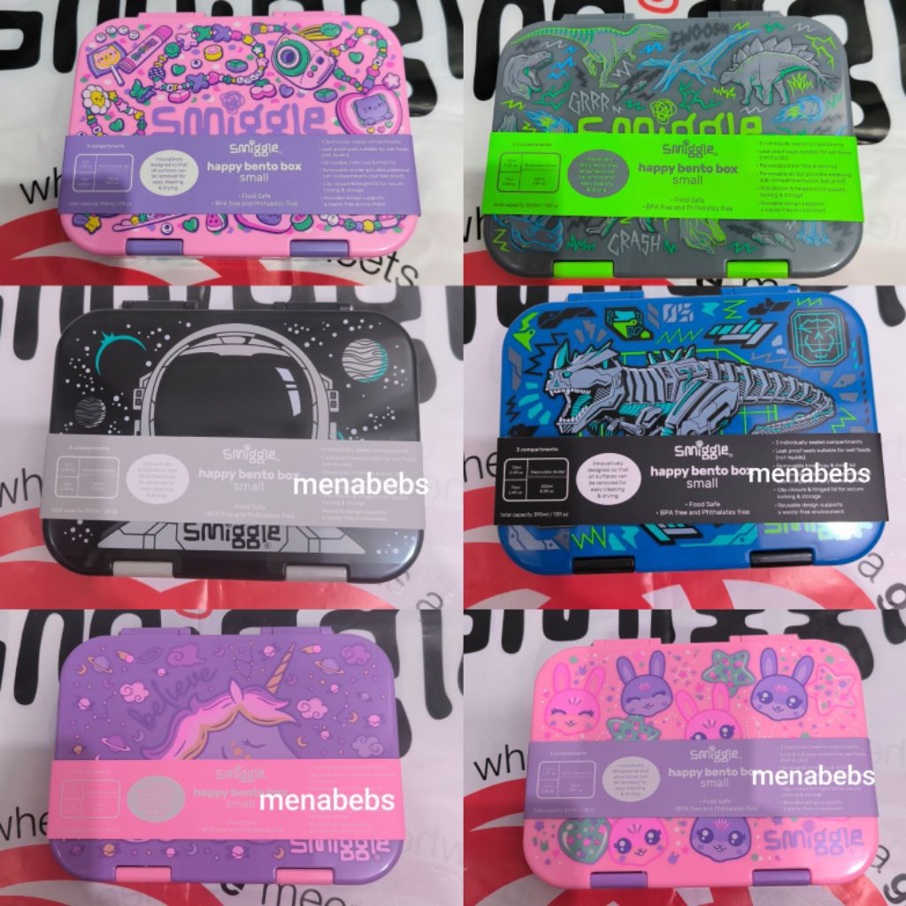 Smiggle Happy Bento Box Small original store