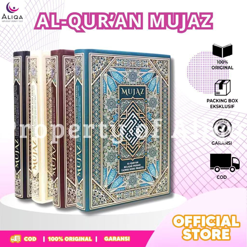 AL QUR'AN MUJAZ UKURAN A5 BELAJAR TAJWID || COVER ELEGAN || ALIQA
