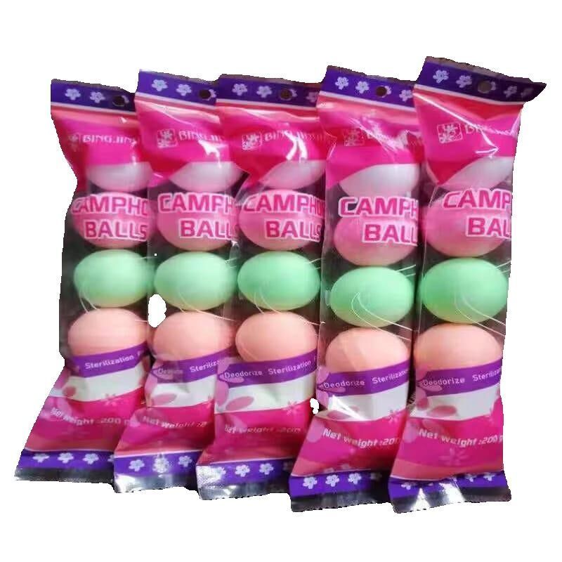 5 Pcs Kapur Barus Pengarum Lemari Kamar Mandi Kapur Barus Bulat Kapur Barus Penghilang Bau