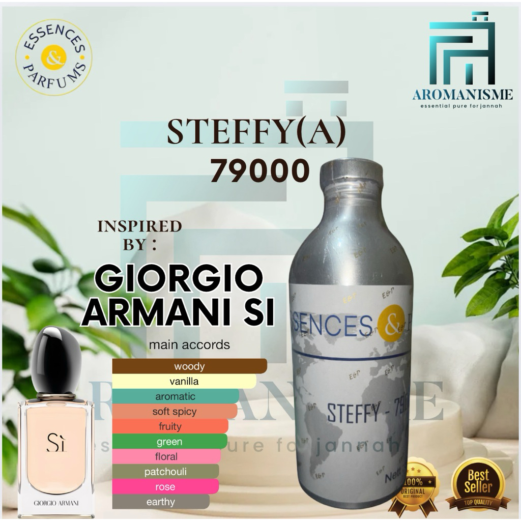 Bibit Parfum Searah G. Armani SI By Essences Steffy Grade A Repack 50ml / 100ml