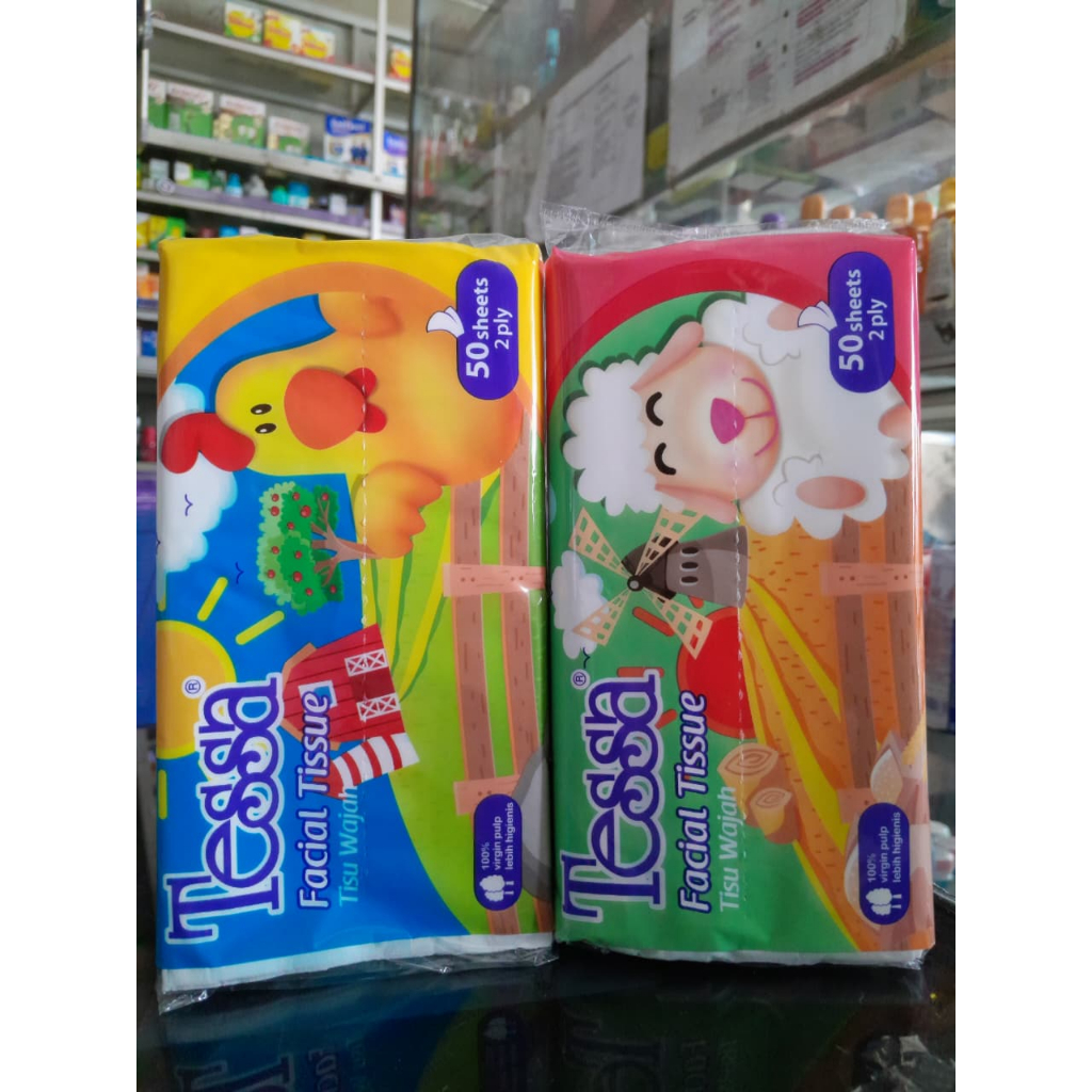 TISSUE TRAVEL  / TISU TESSA 50 Sheet 2 ply