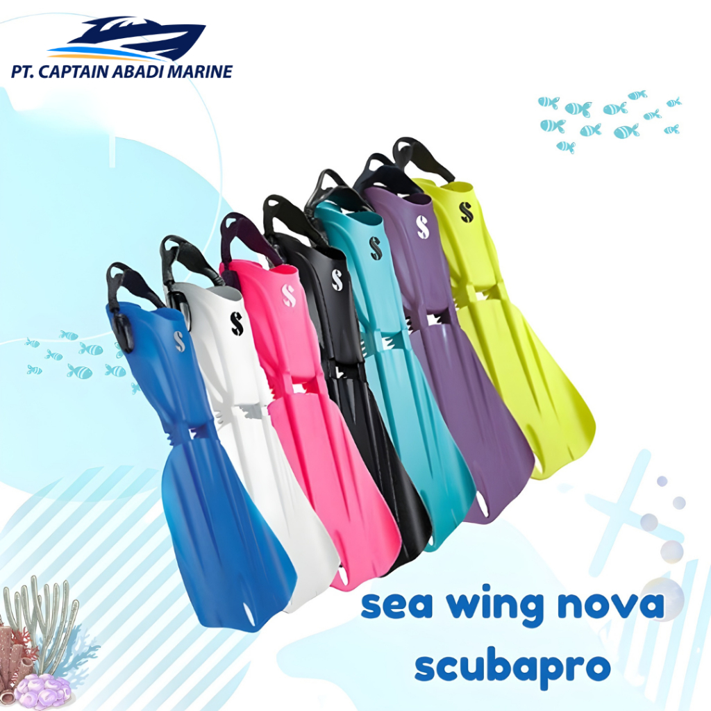 Kaki Katak Fins Diving SCUBAPRO Seawing Nova