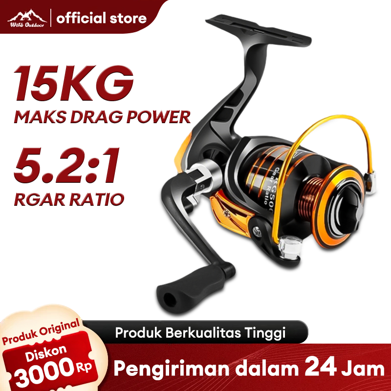 WTHB Outdoor  Reel-Pancing-HE7000-30Kg-Laut-Tarikan-Pancing-Metal-Gulungan-Pancing-Gulungan Pancing