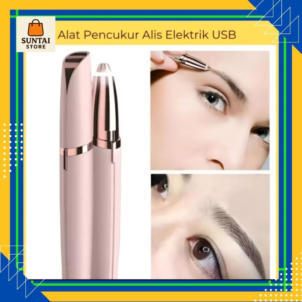 Alat Cukur Bulu Alis Wanita Pencukur Elektrik Epilator Lipstik - Hair Trimmer Shaver Cukuran Eyebrow