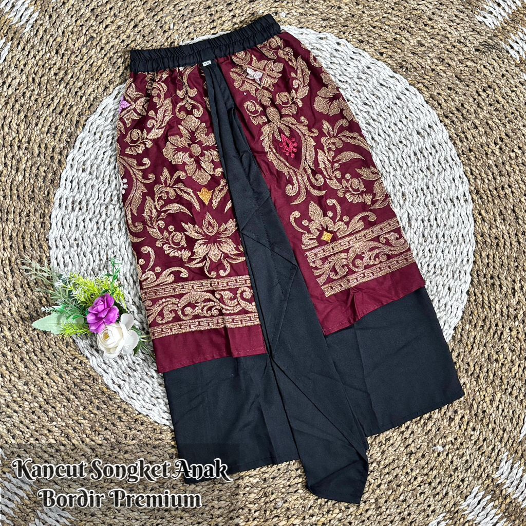 kain bali kamen anak laki songket  jadi