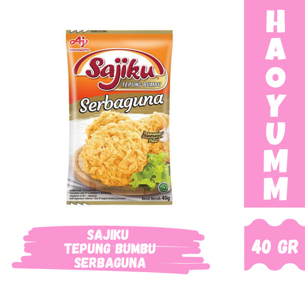 SAJIKU TEPUNG BUMBU SERBAGUNA SACHET 40G [HAOYUMM]