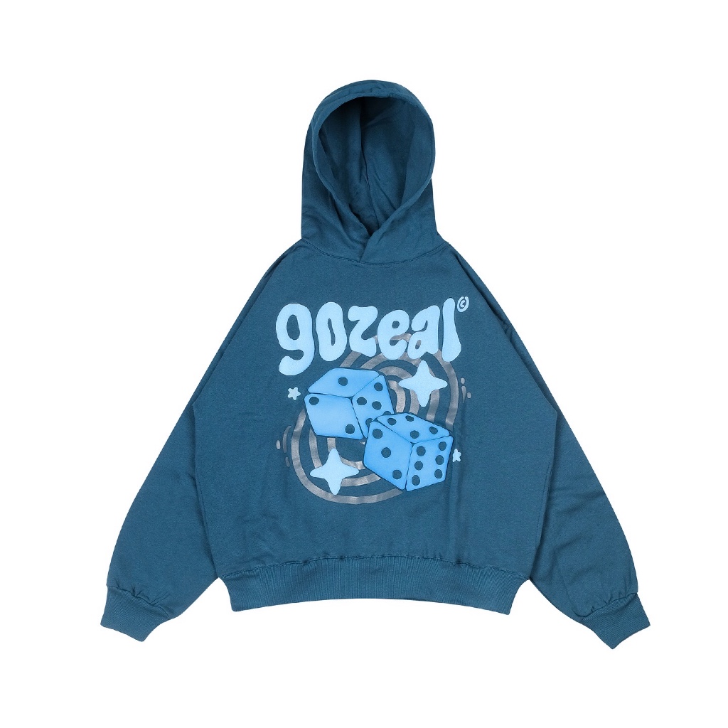 GOZEAL - HOODIE BOXY PUFF - DICE